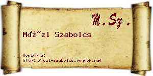 Mözl Szabolcs névjegykártya